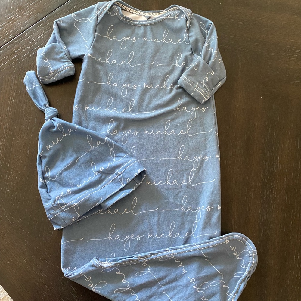Caden Lane “Hayes Michael” NB Gown
